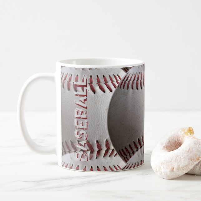 Baseball Fan Kaffeetasse (Mit Donut)