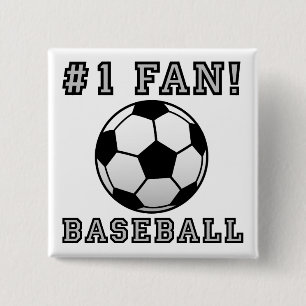 Baseball Fan Not Funny Button Abzeichen Button