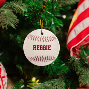 Baseball Fan Personalisierte Verzierung Ornament Aus Metall