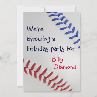 Baseball Fan-tastic_Color Laces_All-American-Party Einladung