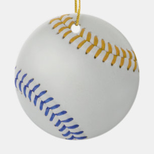 Baseball Fan-tastic_Color Laces_go_bl Keramikornament