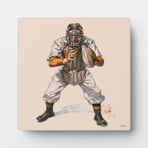 Baseball-Fänger Fotoplatte