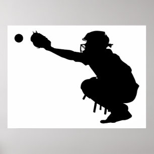 Baseball-Fänger Poster