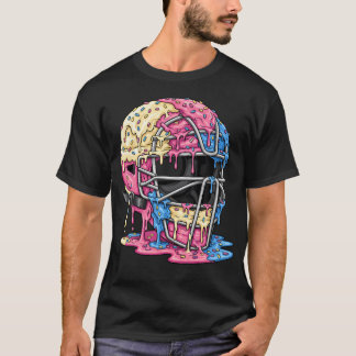 Baseball-Fangmasken-Eiscreme-tropfender Baseball T-Shirt