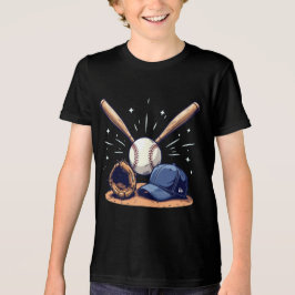 Baseball-Fans Nach der Schule Aktivitätsclub Tri-Blend Shirt