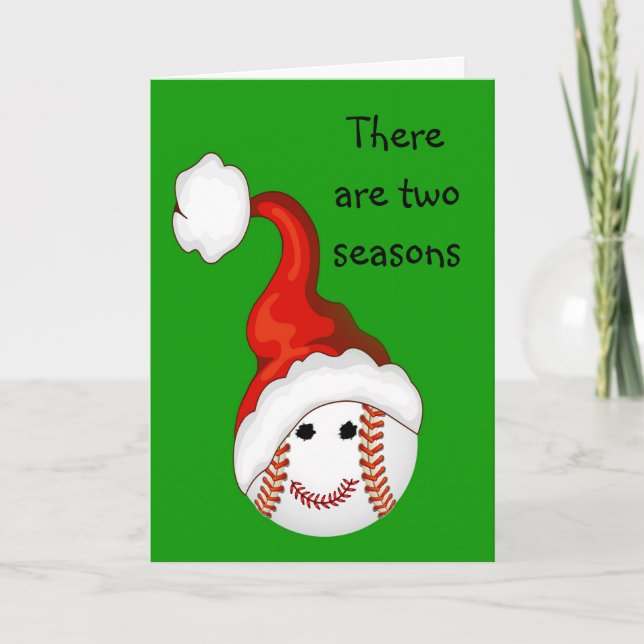 Baseball-Fans Weihnachten (Vorderseite)