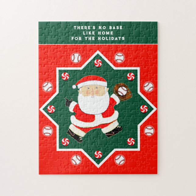 Baseball-Feiertags-Geschenke-Puzzle Puzzle (Vertikal)