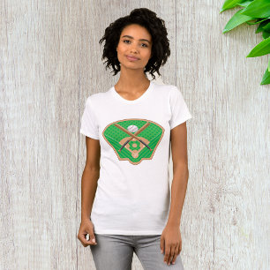 Baseball Field Womens T - Shirt