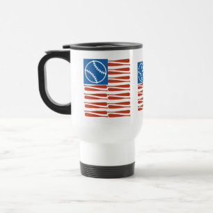 Baseball-Flag-Tasse Reisebecher