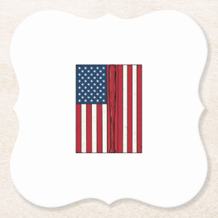 Baseball-Flagge abgenutzt Vintage-Vektor-Design_1 Untersetzer