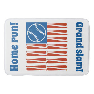 Baseball-Flagge Badematte