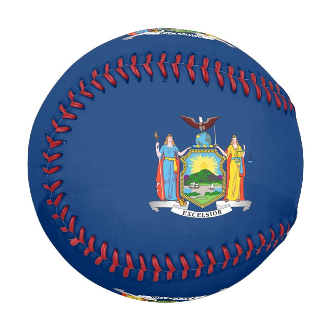 Baseball-Flagge des Staates New York Baseball (Vorderseite Links)