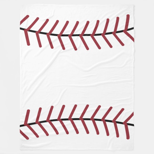 Baseball-Flanelldecke Fleecedecke (Vorderseite)