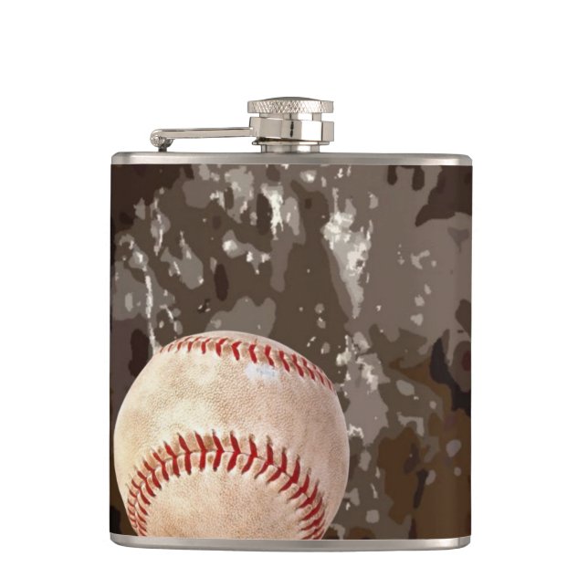 Baseball-Flasche Flachmann (Vorderseite)
