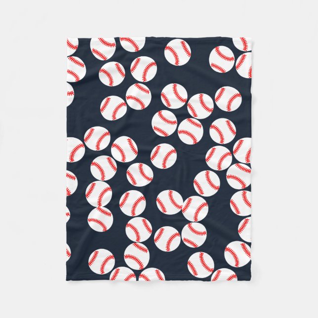 Baseball-Fleece-Decke Fleecedecke (Vorderseite)