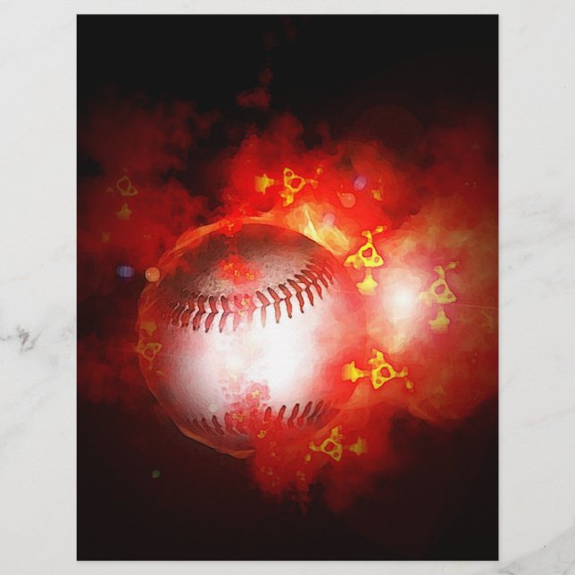 Baseball-Flieger Flyer (Vorne)