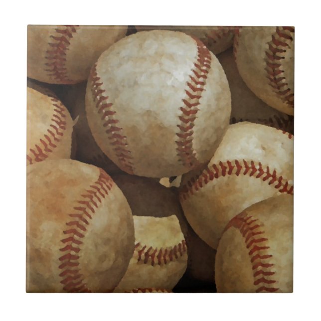 Baseball Fliese (Vorderseite)