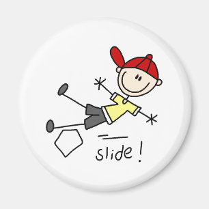 Baseball-Folie in Basismagazin Magnet