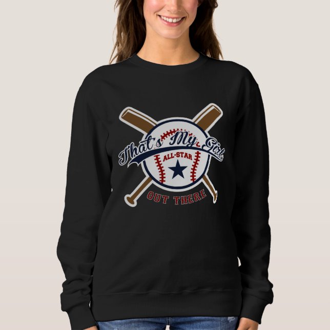 Baseball for mum and dad sweatshirt (Vorderseite)