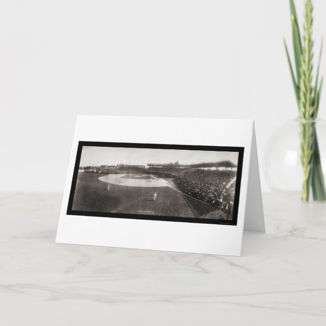 Baseball-Foto 1904 Red Sox White Sox Karte (Vorderseite)