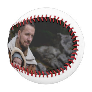 Baseball-Foto-Collage Vater-Tag-Script Baseball