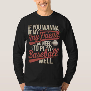 Baseball-Freundschaftsregeln T-Shirt