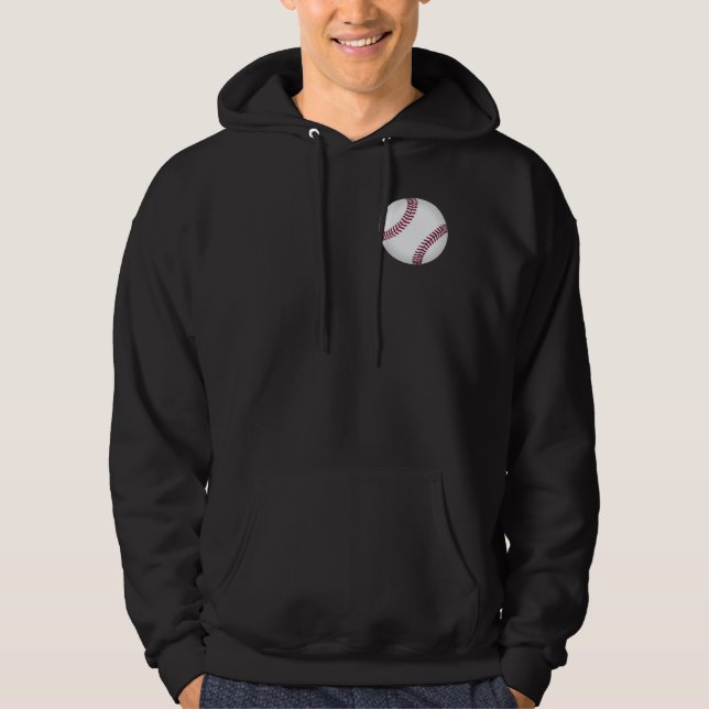 Baseball-Front u. Rückseite Hoodie (Vorderseite)