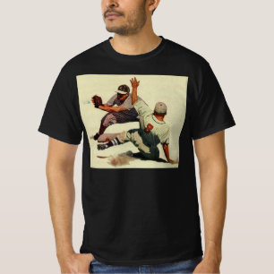 Baseball für Vintage Sportarten, Spieler, der in Z T-Shirt