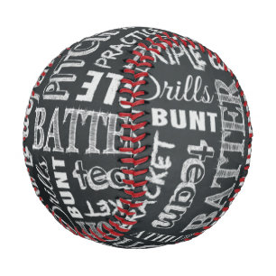 Baseball Game Chalkboard Worte Baseball