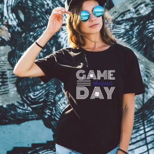 Baseball Game Day benutzerdefinierte Maskottchen u T-Shirt