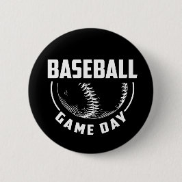 Baseball Game Day Button