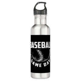 Baseball Game Day Edelstahlflasche