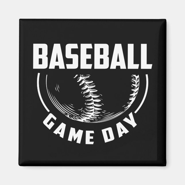 Baseball Game Day Magnet (Vorne)