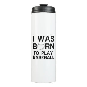 Baseball Geboren Thermosbecher