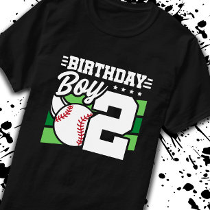 Baseball Geburtstag 2 Jahre Junge 2. Geburtstag T-Shirt