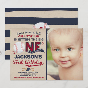 Baseball Geburtstag Einladung Baseball 1. Geburtst