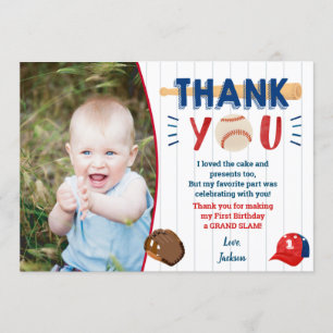 Baseball Geburtstag Vielen Dank, dass Sie Karten