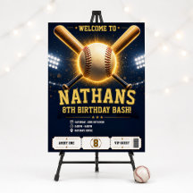 Baseball-Geburtstagsfeier Sport-Themen-Willkommens