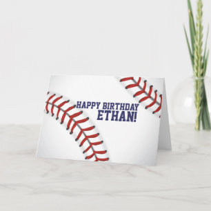 Baseball-Geburtstagskarte Karte
