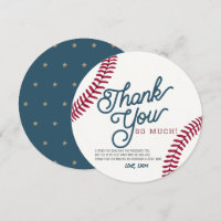 Baseball Geburtstagskreis Danke Karte