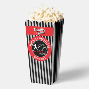 Baseball Geburtstagsparty, Baseball Girl Player Geschenkschachtel