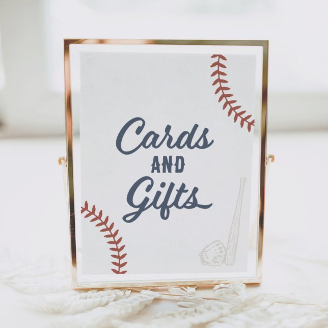 Baseball Geburtstagsparty Cards und Geschenke Poster (Von Creator hochgeladen)
