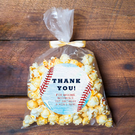 Baseball Geburtstagsparty Danke, dass Sie Sticker