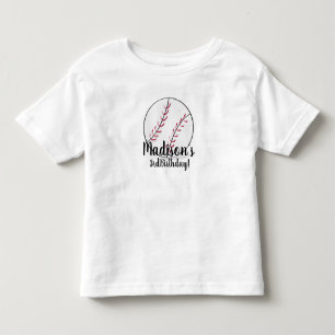 Baseball-Geburtstagsshirt für Kleinkinder Kleinkind T-shirt