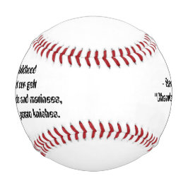 Baseball-Gedicht-Geschenk Baseball