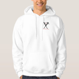 Baseball gekreuzte Fledermäuse und Kappe schwarz,  Hoodie