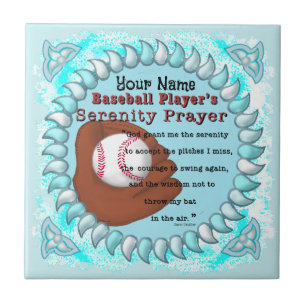 Baseball-Gelassenheitsgebet  Fliese