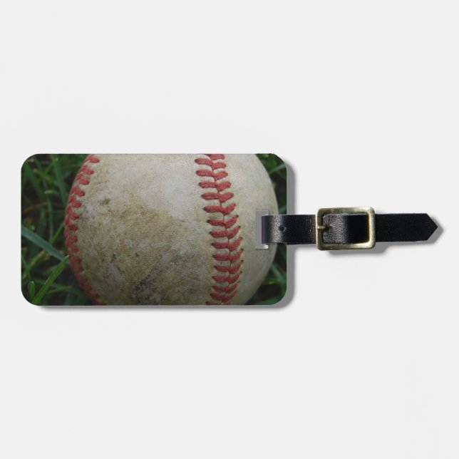 Baseball Gepäckanhänger (Vorderseite horizontal)