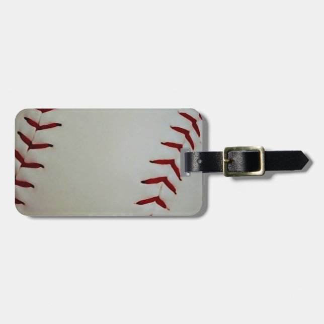 Baseball Gepäckanhänger (Vorderseite horizontal)