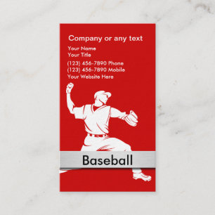 Baseball-Geschäftskarten Visitenkarte